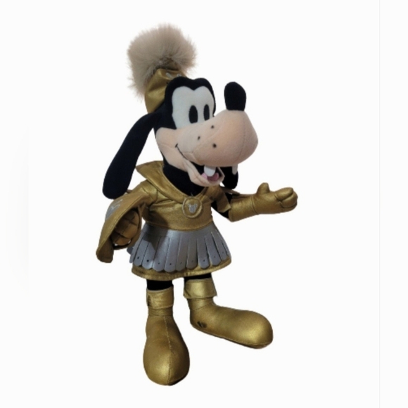 Vintage Disney Goofy Gladiator Plush Stuffed Toy Fun Playtime Adventure - Picture 1 of 9